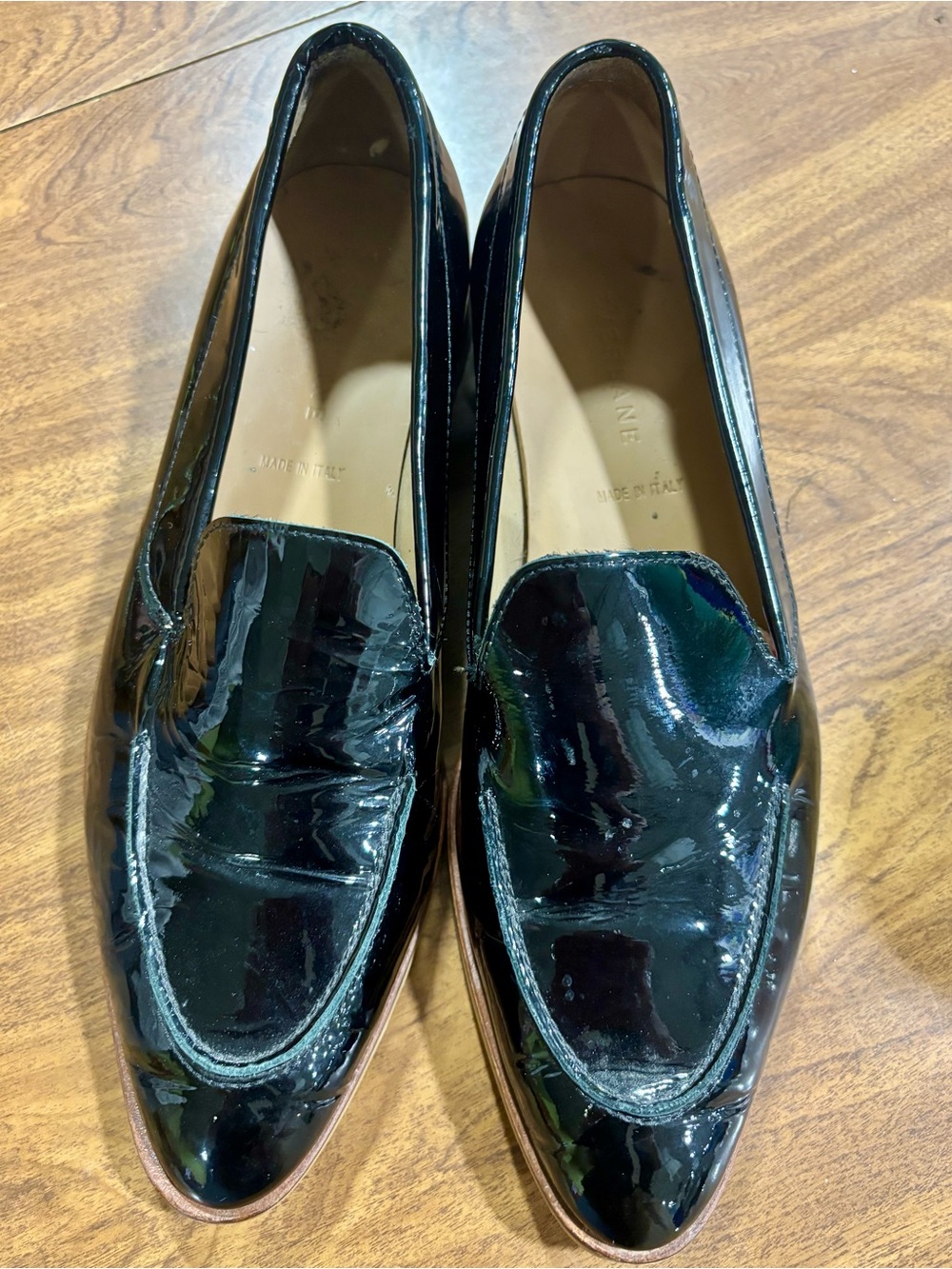 Everlane Black Patent Leather Women's Loafers